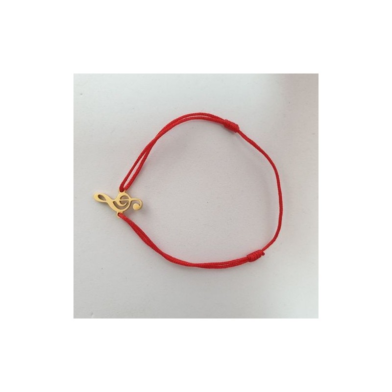 Bracelet Clé de Sol - Rouge - Nusa Dua