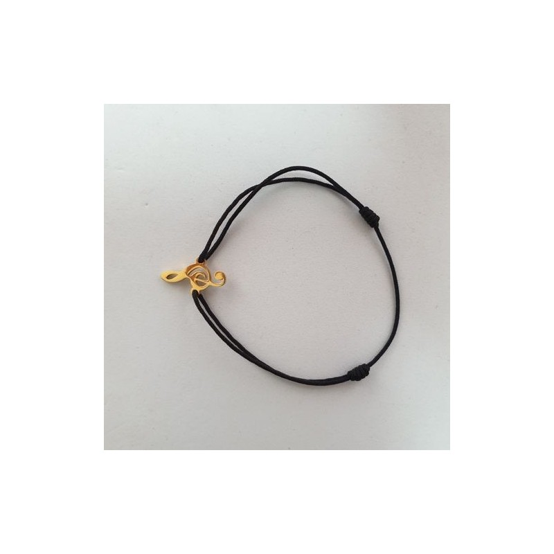 Bracelet Clé de Sol - Noir - Nusa Dua