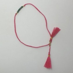Bracelet perles vertes - Magenta - Nusa Dua