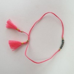 Bracelet perles vertes - Rose - Nusa Dua