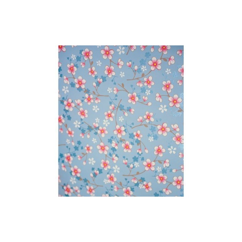 Papier peint Pip Studio Cherry Blossom - Bleu - ref 313021