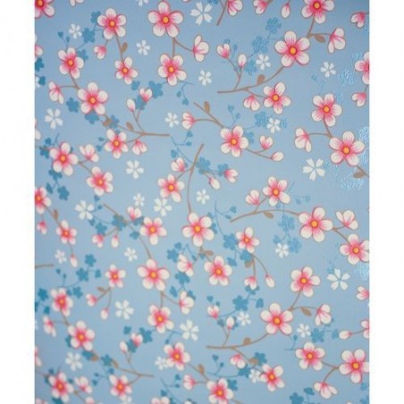 Papier peint Pip Studio Cherry Blossom - Bleu - ref 313021