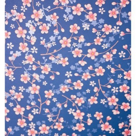 Papier peint Pip Studio Cherry Blossom - Dark blue - ref 313025