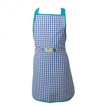 Tablier enfant avec toque - Rice - Bleu