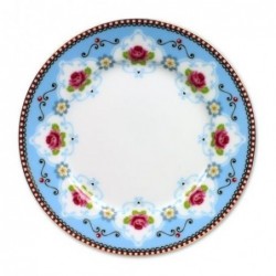 Assiette à dessert porcelaine - Pip Studio - Blossom Bleue