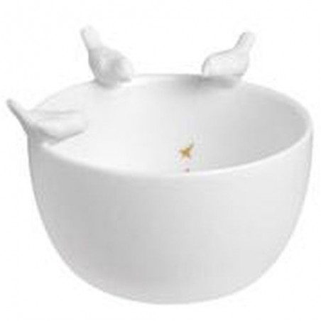 Coupelle porcelaine - Histoires d'oiseaux -  Rader