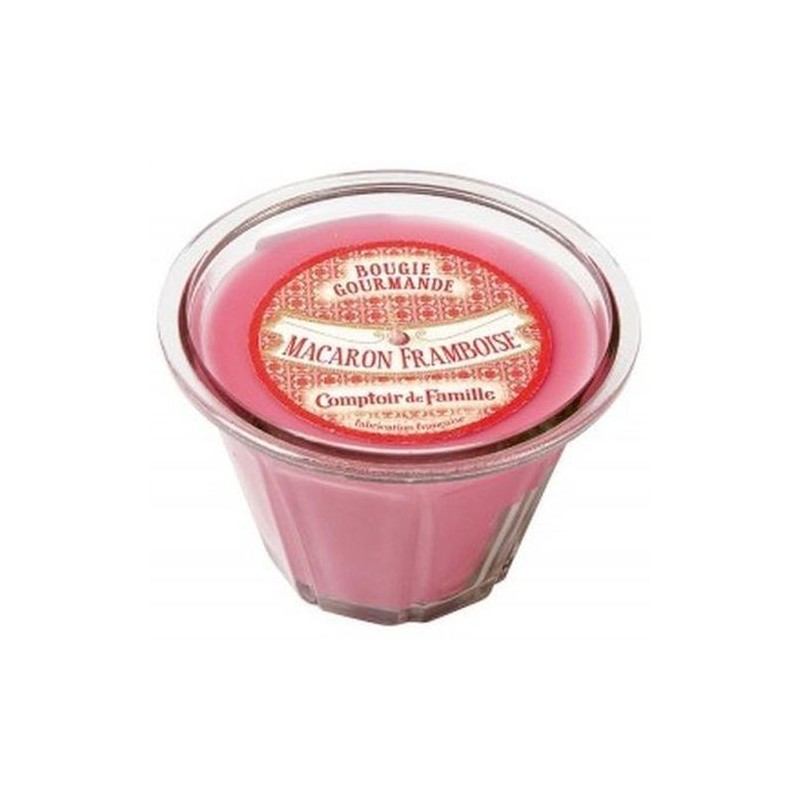 Bougie parfumée - Macaron framboise - Comptoir de Famille