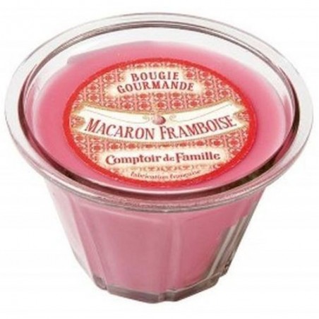 Bougie parfumée - Macaron framboise - Comptoir de Famille