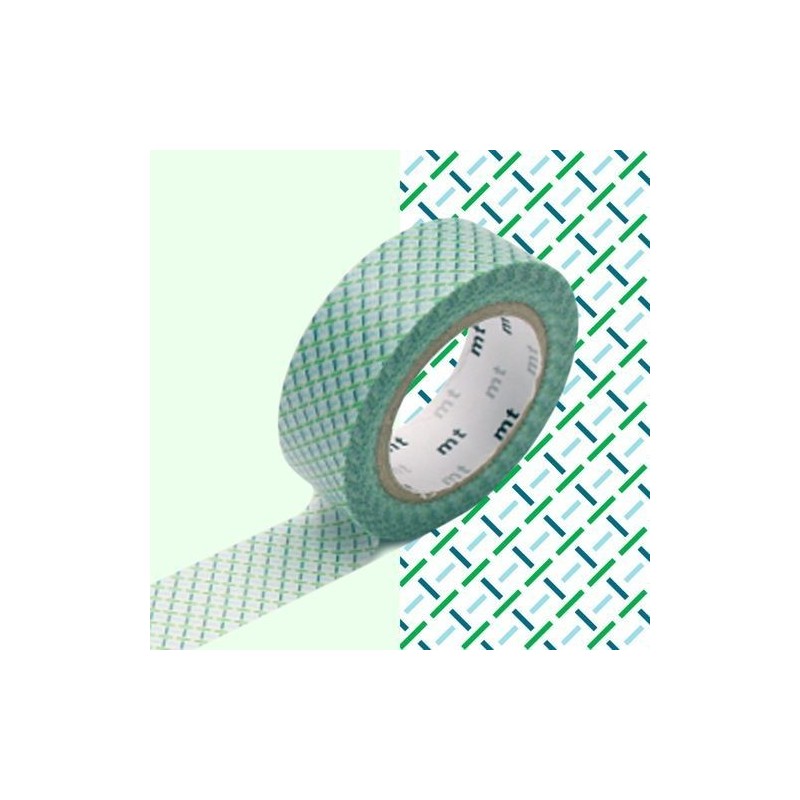 Masking tape - MT - tirets verts