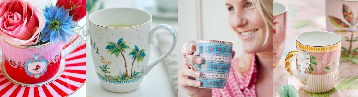 Tasse en verre floral peint tasse colorée tasses fleurs dété