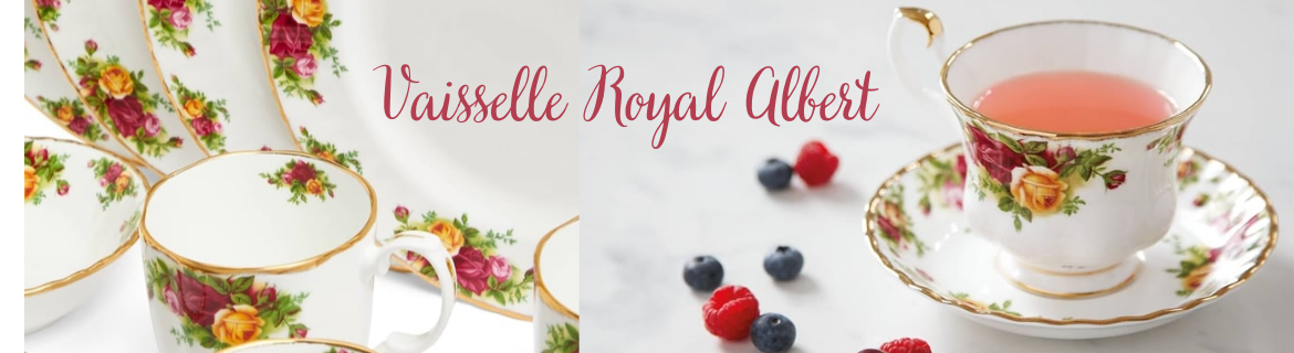 Vaisselle Royal Albert Vintage – Service de Table Anglais | Porcelaine Fleurie