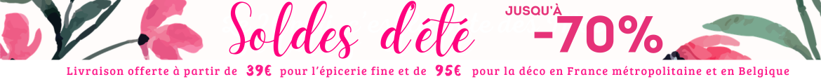 Livraison offerte à partir de 39 € pour l'épicerie fine et 95 € pour la déco